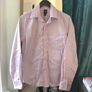 Lilac button down shirt